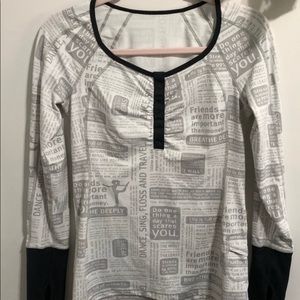 Lululemon Manifesto Long Sleeve Tee
